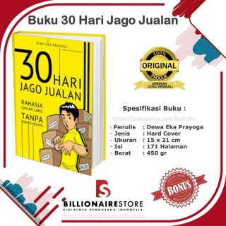 Buku Bisnis 30 Hari Jago Jualan Dewa Eka Prayoga