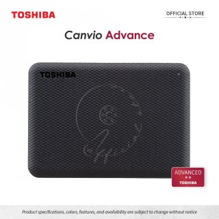 12. Toshiba Canvio Advance Hardisk Eksternal 1TB, Penuh Gaya dan Berkualitas