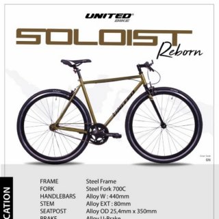 Sepeda Fixie United Soloist Reborn New 2021