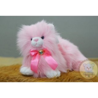 23. Boneka Kucing Angora Pink