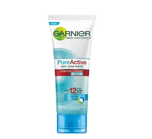 20. Garnier Pure Active 12 in 1 Multi Action Scrub