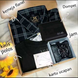 30. Hampers Kado Ulang Tahun Cowok / Hadiah Anniversary / Giftbox Wisuda