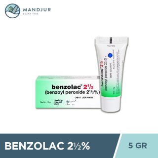 Benzolac 2.5 % - Salep Obat Jerawat