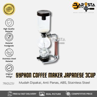Syphon Coffee Maker Espresso Maker Manual Brew Japanese Style 3Cup