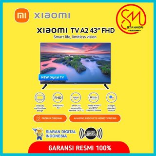 XIAOMI TV A2 43 Inch Full HD Smart Android TV LED FHD Digital DVB-T2