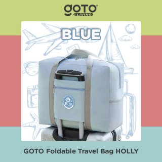 Goto Holly Tas Travel Bag Jinjing Lipat Waterproof Anti Air Hand Carry - BLUE