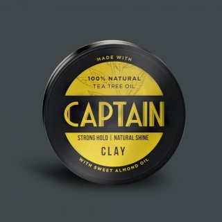 28. Captain Clay with Tea Tree Oil, Rambut Anti Lepek Seharian