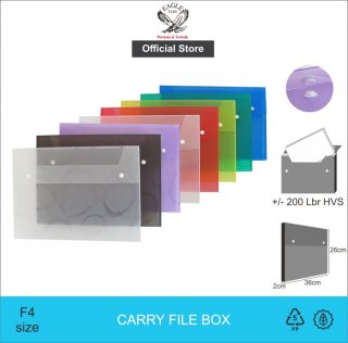 EAGLE Carry File Box Transparan Tebal 2 CM F4