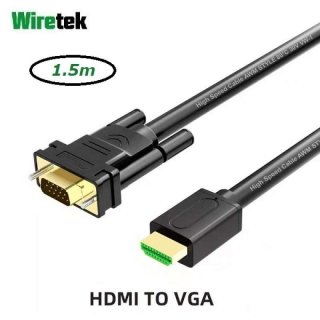 WIRETEK Kabel HDMI to VGA