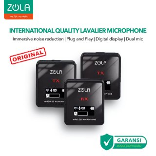 Zola MIC Wireless Lavalier Microphone for Smartphone PC Laptop Camera
