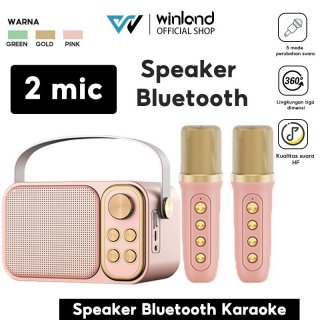Winland Speaker Bluetooth Karaoke Cute Set KTV