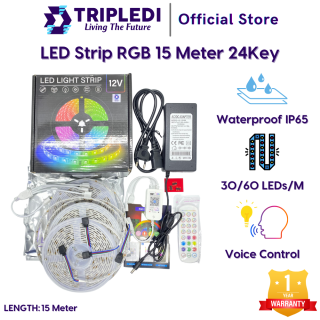 TRIPLEDI LED Strip RGB 5050 15 Meter 