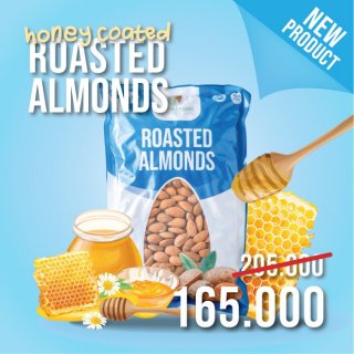 21. Honey Coated Roasted Almond Francis Organic, Aroma Madunya Kuat
