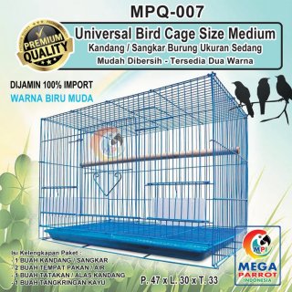 Kandang / Sangkar Burung Ukuran Sedang [ Size M ] MPQ-007