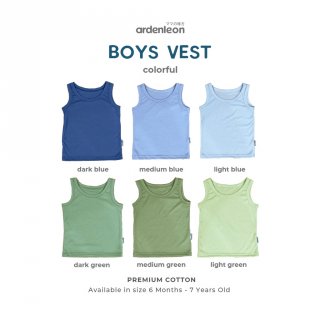 17. Ardenleon Kaos Dalam Anak Boys Vest 3.0 Color