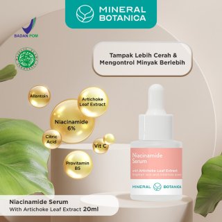 Mineral Botanica Niacinamide Serum With Artichoke Leaf Extract