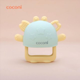 15. Coconi Bracelet Crab Teether, 100% Food Grade Silicone Material 
