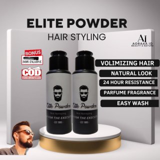 Elite Hair Powder ( 10gr ) Hair Styling Powder Pomade Rambut Perawatan Pria powder Rambut Pria Parfume Fragrance