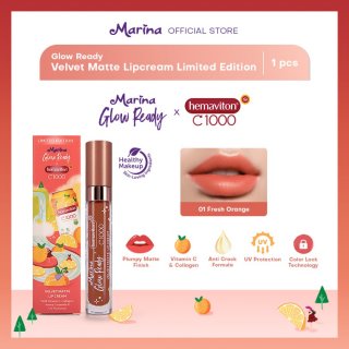 Marina Velvet Matte Lip Cream Glow Ready Special Edition 5ml 