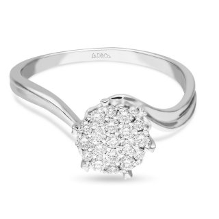 30. Diamond & Co Cincin Berlian DCWF0725, Tunjukkan Niat Tulusmu