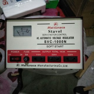 2. Matsunaga Voltage SVC-1000N Stavolt Motor Stabilizer