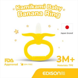 19. Edisonmama KamiKami Baby Banana Ring, dengan Genggaman yang Pas