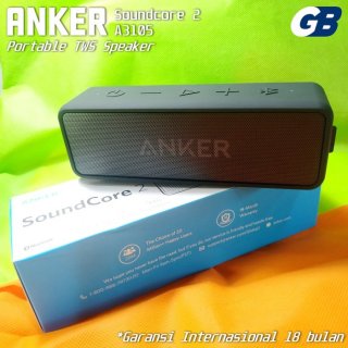 Anker Soundcore 2 IPX7 Wireless Portable Bluetooth Speaker TWS