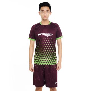 Proteam Jersey 3Line Futsal Maroon-Green