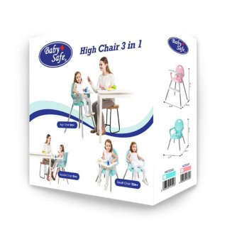 BabySafe High Chair 3 in 1 Booster Seat
