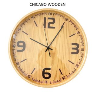 12. Chicago Wall Clock untuk Pengingat Waktu