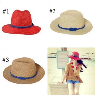 Vice Topi Pantai Import Panama Straw Hat