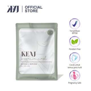 Keaj Mask Organic Matcha with moringa