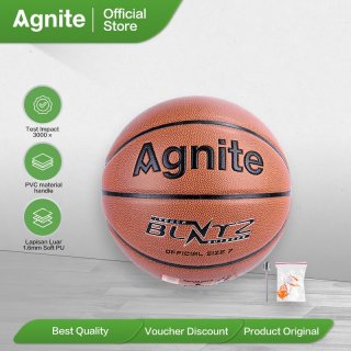 Agnite Basketball / Bola Basket Size #7 PVC Basketball Indoor Outdoor High Quality F1105A