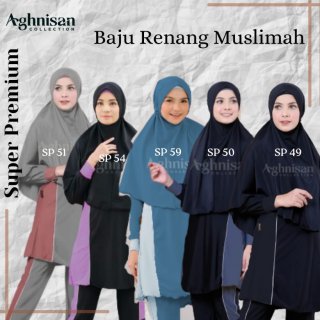 Baju Renang Muslimah Super Premium by Aghnisan Collection