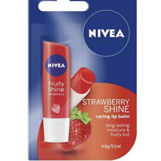 2. Nivea Lip Care Strawberry Shine