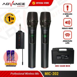 Advance Digitals Profesional Wireless Microphone MIC-202