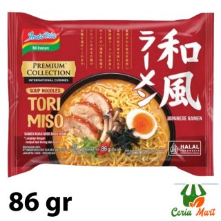 Indomie Tori Miso Ramen 86 gr Mi Kuah Ayam Rasa Khas Jepang Limited