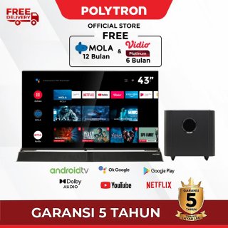 PolytronSmart Cinemax Soundbar LED TV