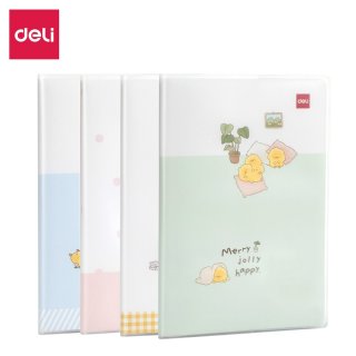 Deli PVC Notebook Buku Catatan Agenda A5 Cover Plastik Lucu EN3XX - 72, Merry Jolly


