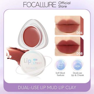 FOCALLURE Dual-use Lip Mud lip clay & Velvet-hazy Matte Cheek FA266