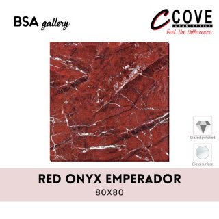 Cove Granite Tile Red Onyx Emperador