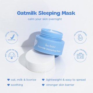 13. Harlette Oatmilk Sleeping Mask