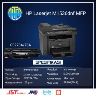 7. Hp Laserjet M1536dnf MFP, Bisa Print, Scan, Copy