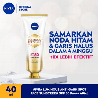 NIVEA Luminous Anti-Dark Spot Face Sunscreen 