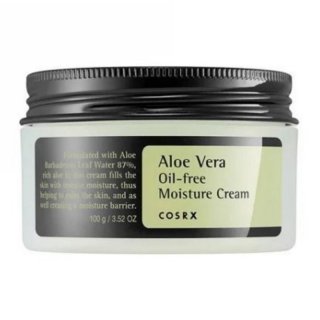 1. COSRX Aloe Vera Oil-Free Moisture Cream 100g, Memberikan Kelembapan Maksimal