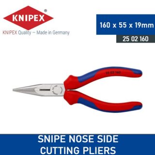 Knipex Snipe Nose Side Cutting Pliers 26 15 200 T