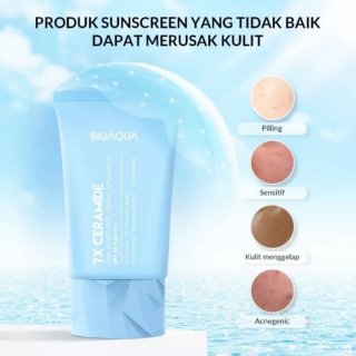 4. Bioaqua 7X Ceramide Skin Moisturize Serum Sunscreen SPF 50 PA++++