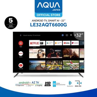 AQUA Japan LE32AQT6600G HD, Digital, Android Smart TV