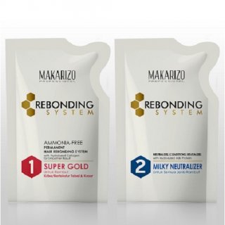 Makarizo Professional Rebonding System Kit Super Gold