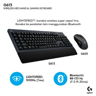 12. Logitech G613 Wireless Keyboard, Cocok untuk Gamers